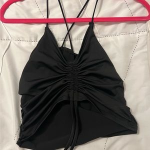 Shein scrunch tank top